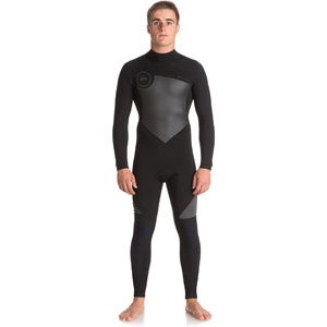 Quiksilver Syncro Series 3/2mm Gbs Back Zip Jet Black Eqyw103037